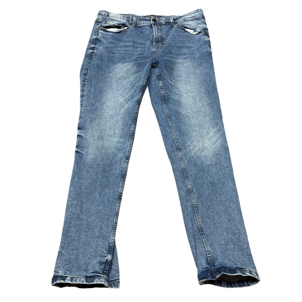 London Fog Collection Mens Jeans‎ 36x31 Blue Straight Leg Denim Pants Faded